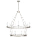 Launceton 20 Light Chandelier in Polished Nickel