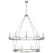 Launceton 20 Light Chandelier in Polished Nickel