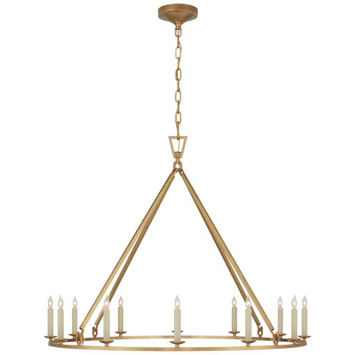 Darlana 12 Light Chandelier in Antique-Burnished Brass