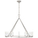 Darlana 12 Light Chandelier in Polished Nickel