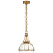 Gracie LED Pendant in Antique-Burnished Brass