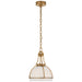 Gracie LED Pendant in Antique-Burnished Brass