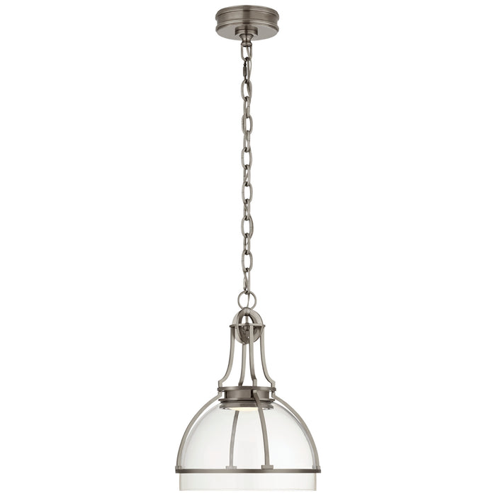 Gracie LED Pendant in Antique Nickel