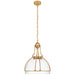 Gracie LED Pendant in Antique-Burnished Brass