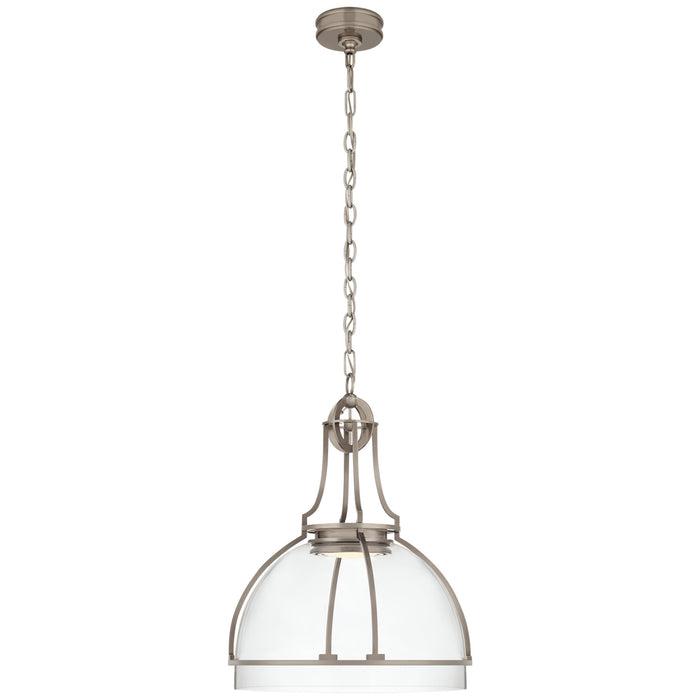 Gracie LED Pendant in Antique Nickel