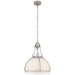 Gracie LED Pendant in Antique Nickel