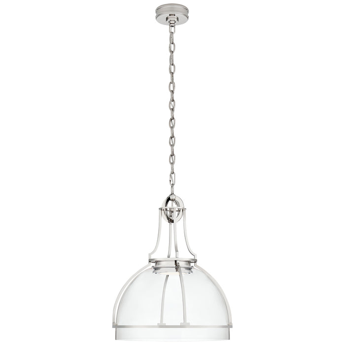 Gracie LED Pendant in Polished Nickel