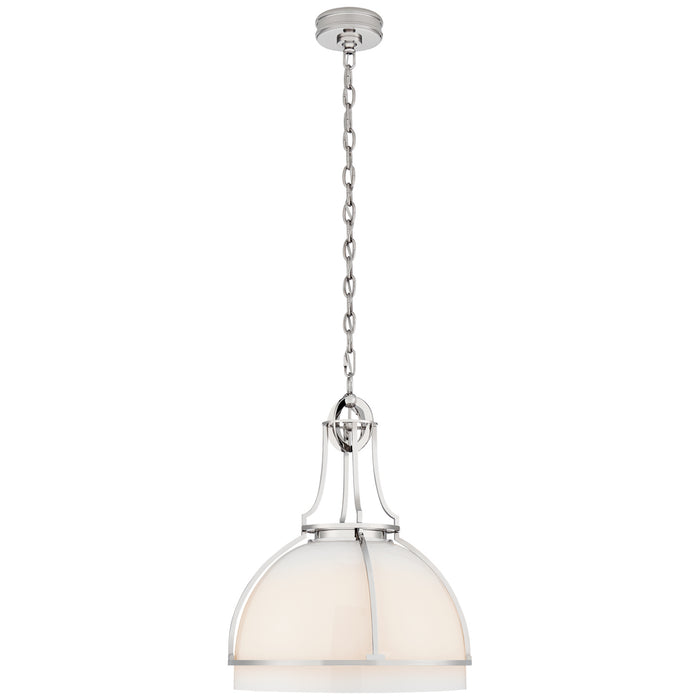 Gracie LED Pendant in Polished Nickel