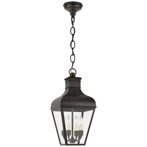 Fremont Four Light Hanging Lantern in French Rust