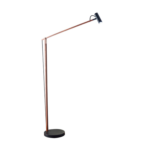 Crane LED Floor Lamp in Black