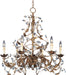 2851EG - Elegante 6-Light Chandelier in Etruscan Gold by Maxim Lighting