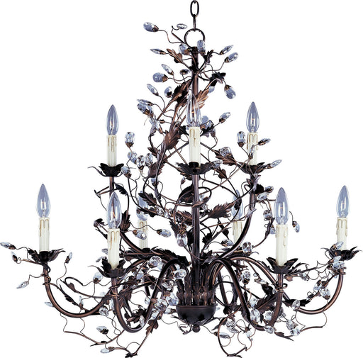 2852OI - Elegante 9-Light Chandelier in Oil Rubbed Bronze by Maxim Lighting