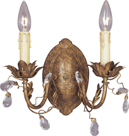 2857EG - Elegante 2-Light Wall Sconce in Etruscan Gold by Maxim Lighting