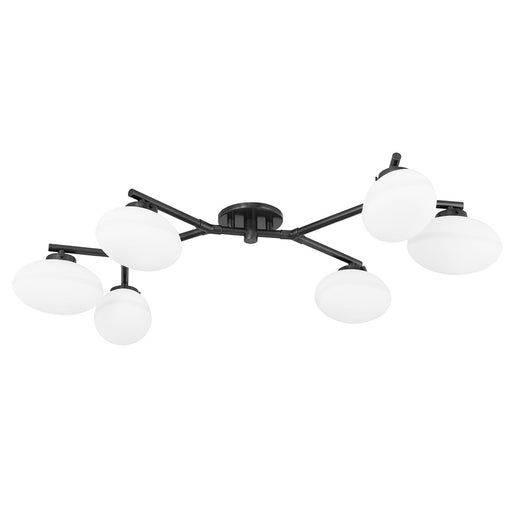 5541-OB - Wagner 6-Light Semi Flush Mount by Hudson Valley