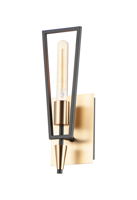 11651BKSBR - Wings 1-Light Wall Sconce by Maxim