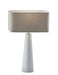 Lillian Table Lamp in White