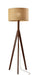 Eden Floor Lamp in Walnut Rubberwood