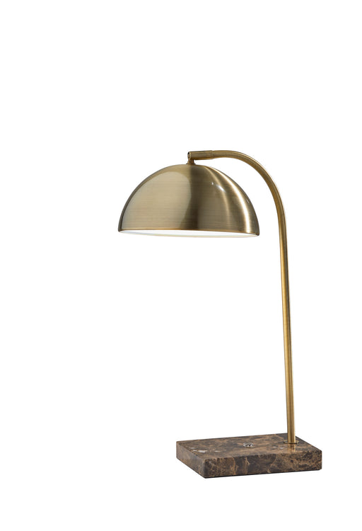 Paxton Desk Lamp in Antique Brass