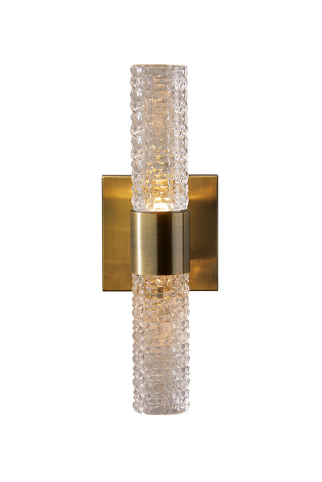 Harriet LED Wall Lamp in Antique Brass