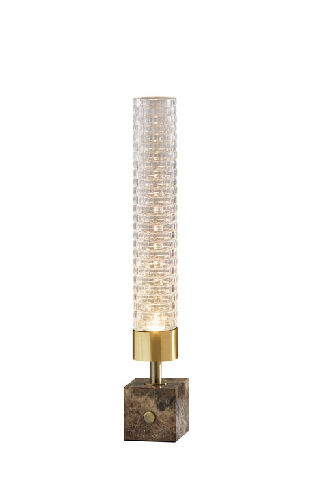 Harriet LED Table Lamp in Antique Brass