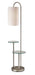 Leonard Floor Lamp in Brushed Steel