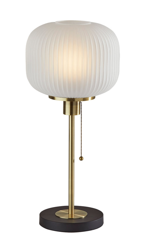 Hazel Table Lamp in Antique Brass