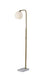 Remi Floor Lamp in Antique Brass