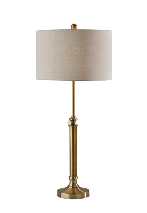 Barton Table Lamp in Antique Brass