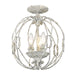 1349-SF OY - Antoinette Semi-Flush in Oyster by Golden Lighting