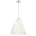 FUL-904-PN- Fulton 3-Light Pendant in Polished Nickel by Crystorama