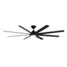 Hydra 96" Ceiling Fan in Matte Black