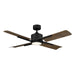 Cervantes 56" Ceiling Fan in Matte Black/Barn Wood