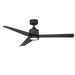 Lotus 54" Ceiling Fan in Matte Black