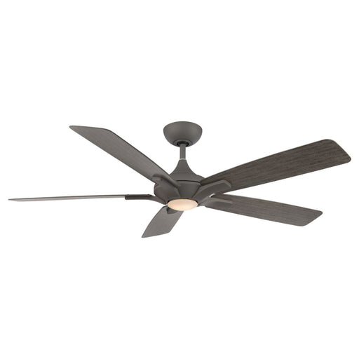 Mykonos 5 60" Ceiling Fan in Graphite/Weathered Wood