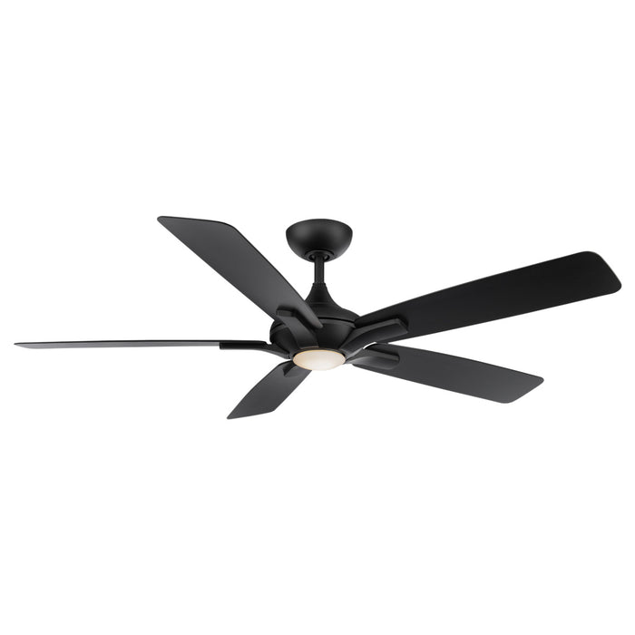 Mykonos 5 60" Ceiling Fan in Matte Black