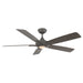 Mykonos 5 60" Ceiling Fan in Graphite/Weathered Wood