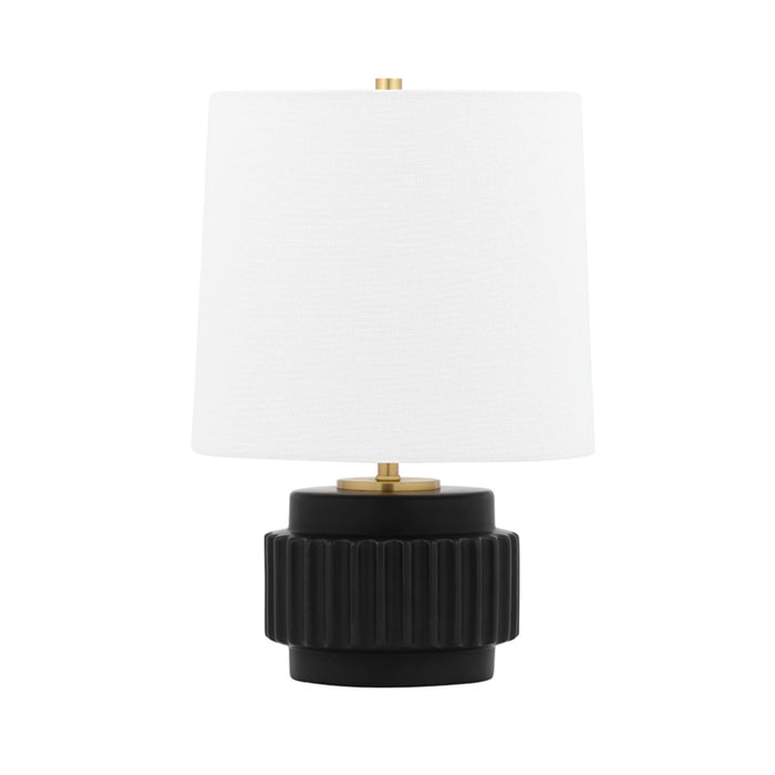 HL452201-MB - Kalani 1-Light Table Lamp in Matte Black by Mitzi