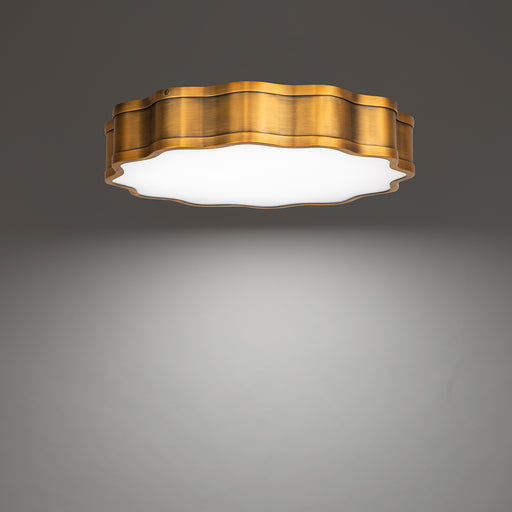 FM-67116-AB - Vaughan LED Flush Mount in Aged Brass by W.A.C. Lighting