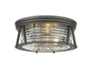 491F3-BRZ - Cape Harbor 3-Light Flush Mount in Bronze by Z-Lite Lighting