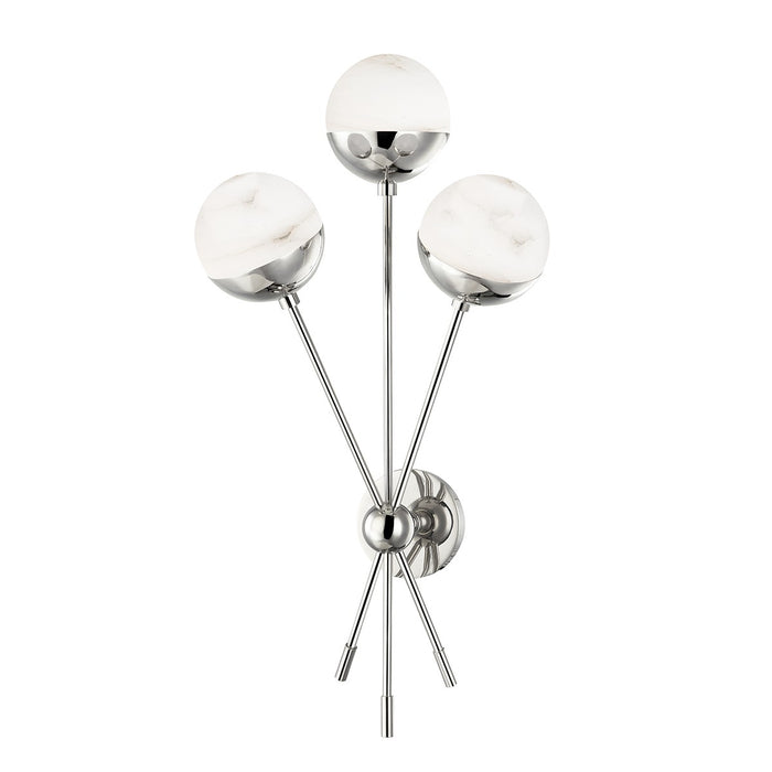 2830-PN - Saratoga LED Wall Sconce in Polished Nickel by Hudson Valley