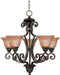 11244SAOI - Symphony 5-Light Chandelier in Oil Rubbed Bronze by Maxim Lighting