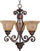 11235SAOI - Symphony 3-Light Chandelier in Oil Rubbed Bronze by Maxim Lighting