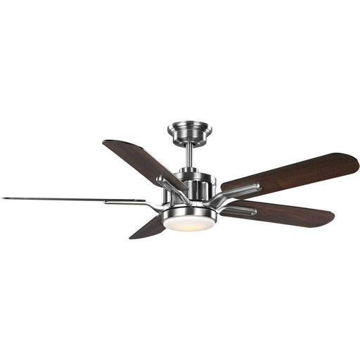 P250007-009-30 - Claret 54" Ceiling Fan in Brushed Nickel by Progress Lighting