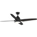 P250009-182-30 - Alleron 56" Ceiling Fan in Flat Black by Progress Lighting