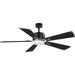 P250021-031-30 - Glenfalls 56" Ceiling Fan in Matte Black by Progress Lighting