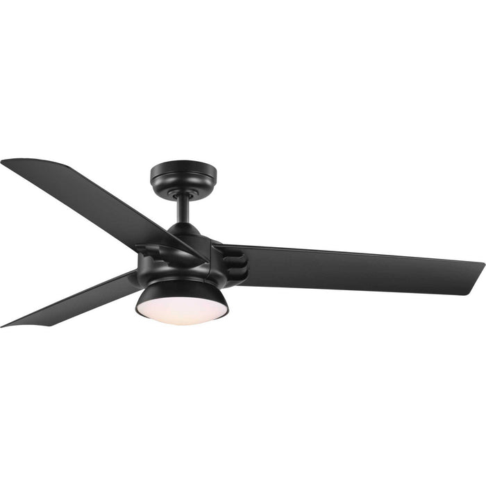 P250062-031-30 - Edwidge 52" Ceiling Fan in Matte Black by Progress Lighting