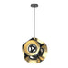 CH51232-BK/GD - Magellan LED Chandelier in Black & Gold by Kuzco Lighting