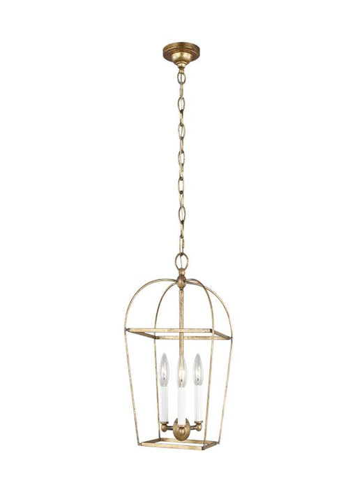 CC1423ADB - Stonington 3-Light Mini Lantern in Antique Gild by Visual Comfort Studio