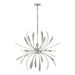 Dahlia Chandelier in Sterling - 104350-SKT-85 by Hubbardton Forge