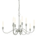 Lisse 10 Arm Chandelier in Sterling - 106030-SKT-85 by Hubbardton Forge